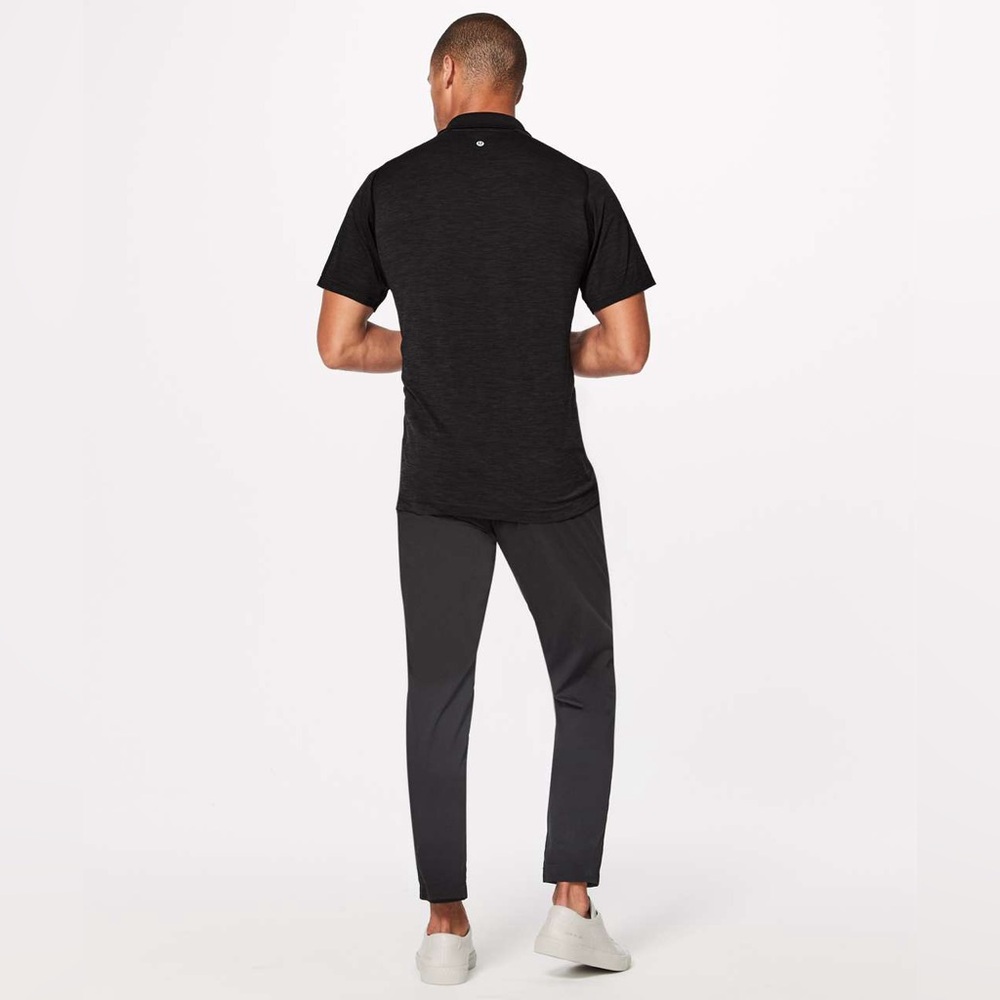 ❌SOLD❌ LULULEMON Men's Metal Vent Tech Polo Shirt - Grey/Black, Medium - Picture 5 of 6